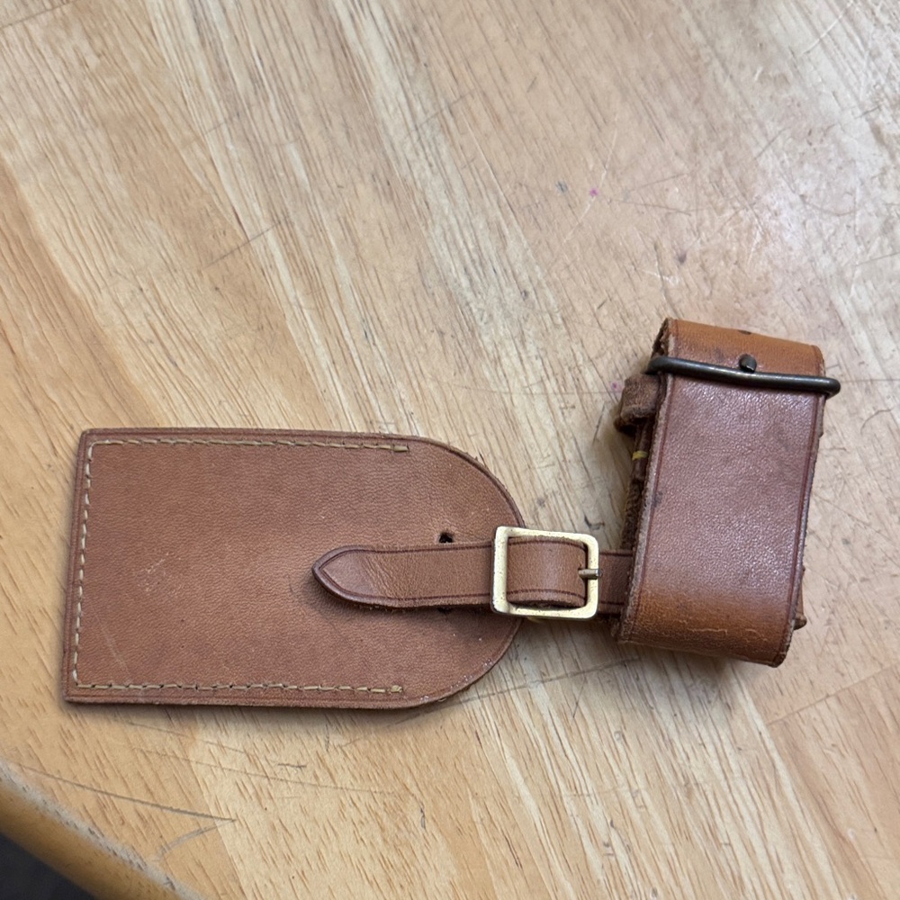 Louis Vuitton Brown Travel Bag Tag - Picture 1 of 4